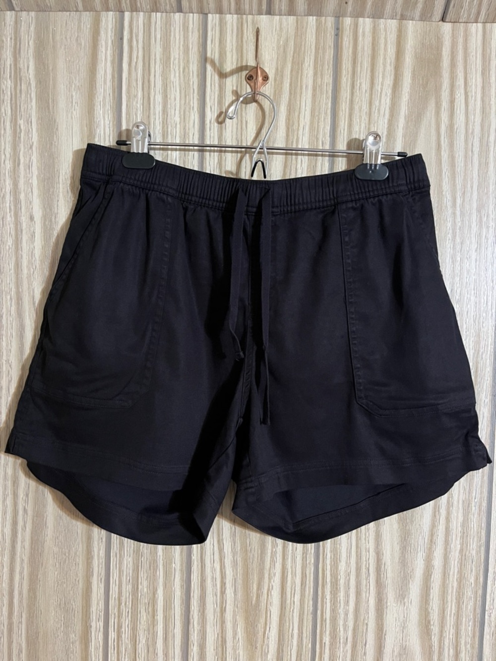 Buffalo David Bitton Women's Black Athletic Drawstring Shorts Medium